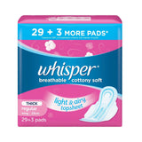 Whisper Cottony Soft Protection Day Wing Pad 16pcs x 2packs