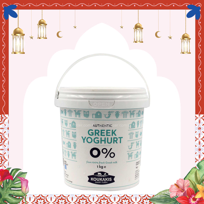 Koukakis Authentic Greek Yogurt 0% Fat 1kg