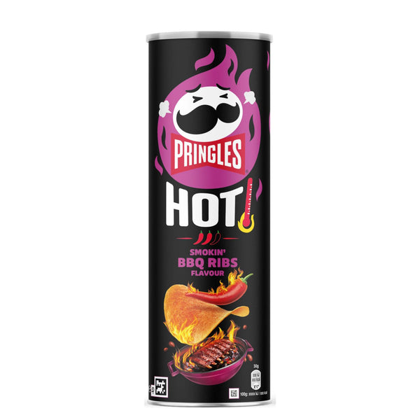 Pringles Hot Bbq Ribs (Belgium) 160g