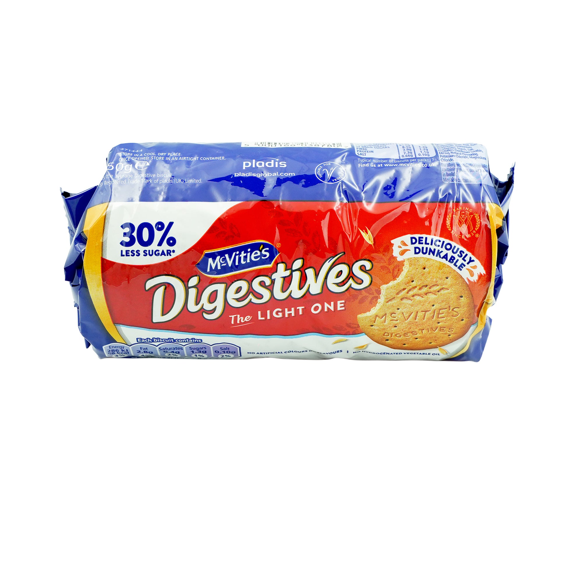 Mcvities Digestive Biscuits Light 250g