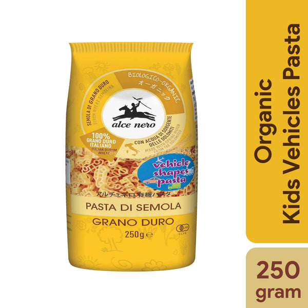 Alce Nero Organic kids vehicules pasta 250g (highest price)