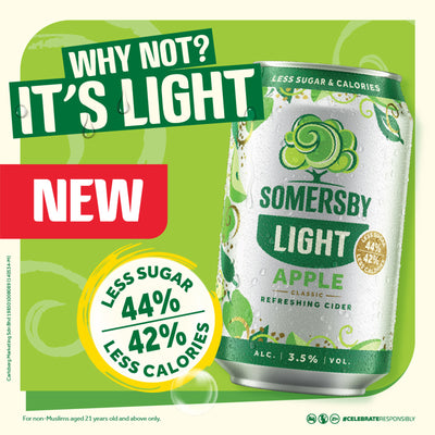 Somersby Light Apple (Can) 320ml