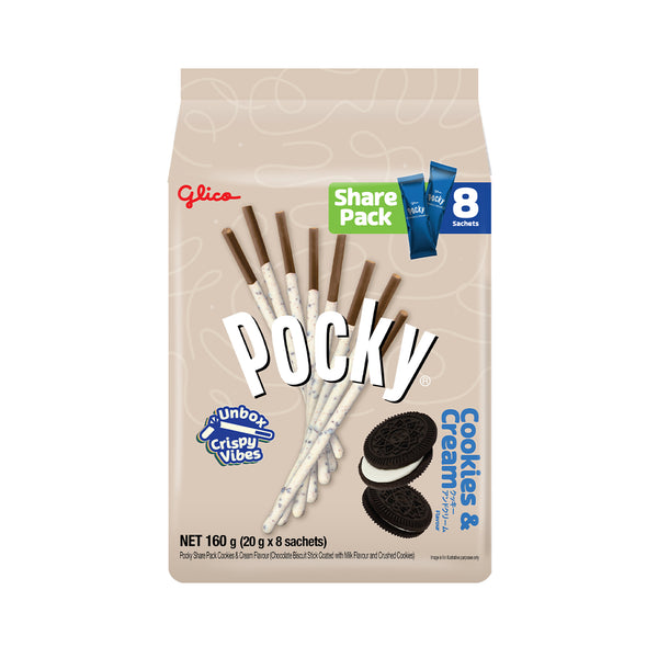 Pocky Cookies & Cream Biscuit Stick Family Pack 168g (highest price)