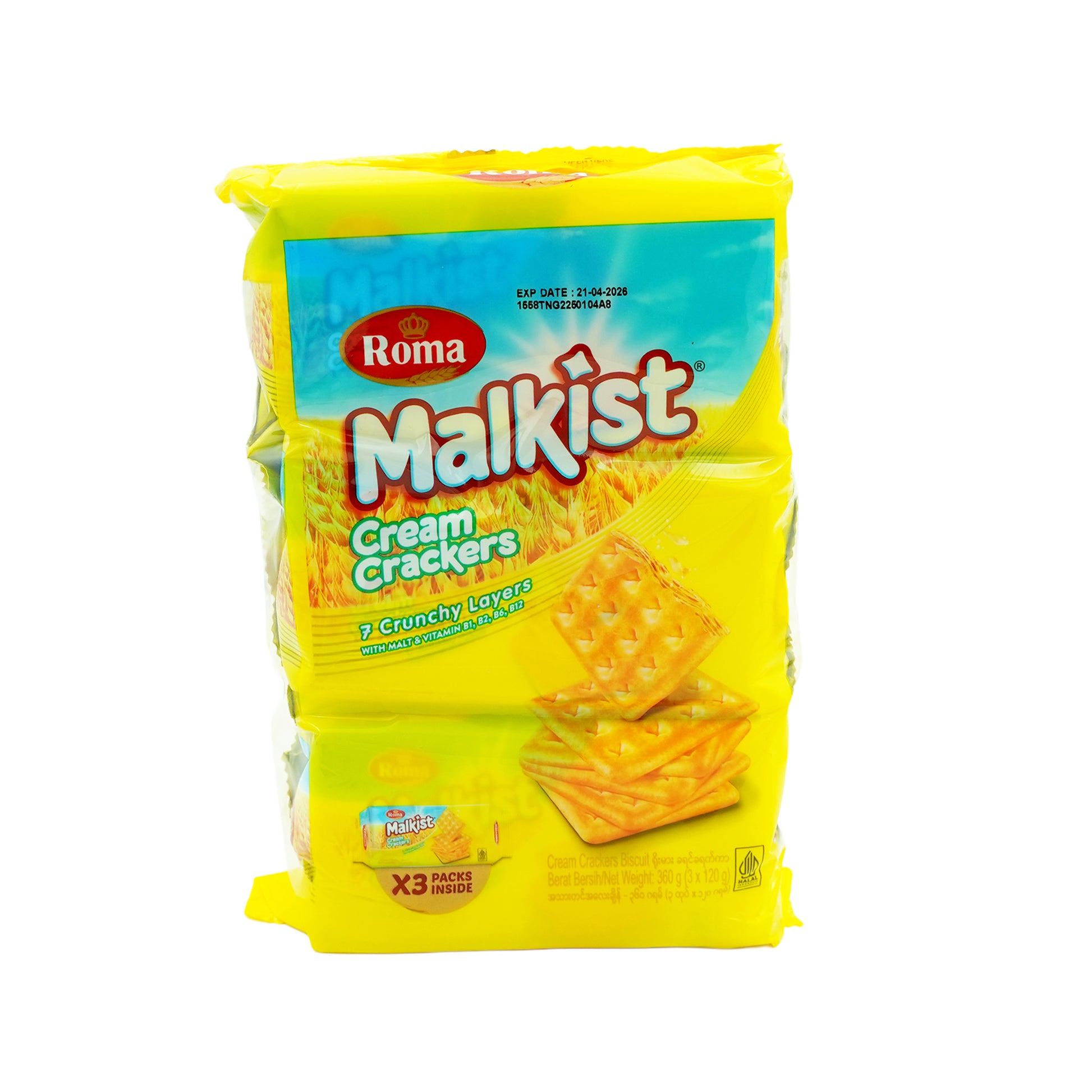 Roma Cream Crackers 12g x 3