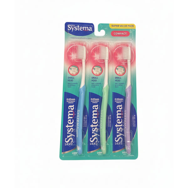 Systema Compact Toothbrush Soft 3pcs/pack (highest price)