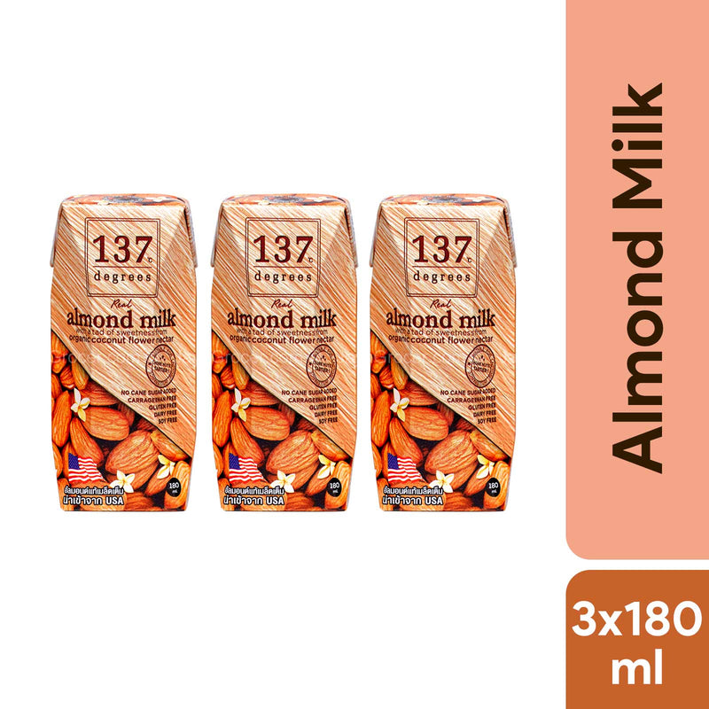 137 Almond Milk 180ml x 3