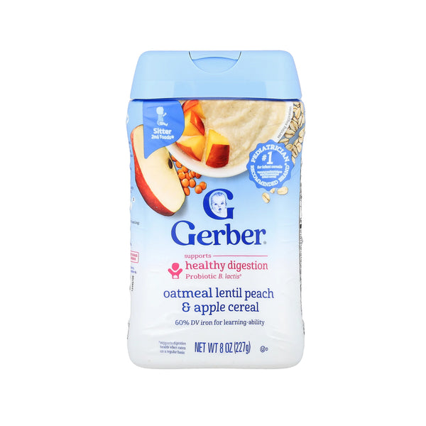 Gerber 2nd Foods Probiotic Oatmeal Peach Apple Baby Cereal 227g (highest price)
