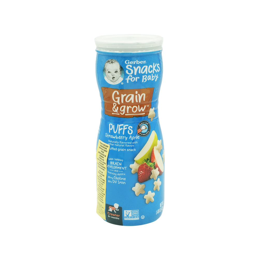 Gerber Strawberry Apple Baby Snack Puffs 42g
