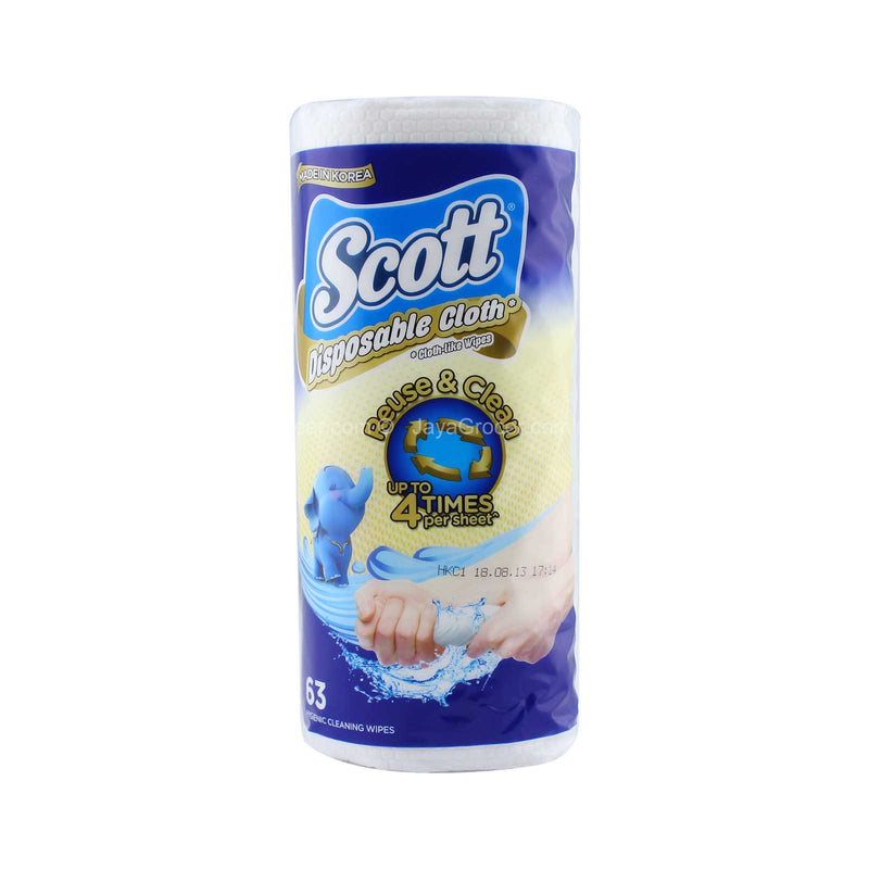 Scott Cleaning Cloth Like Wipes 63pcs/pack