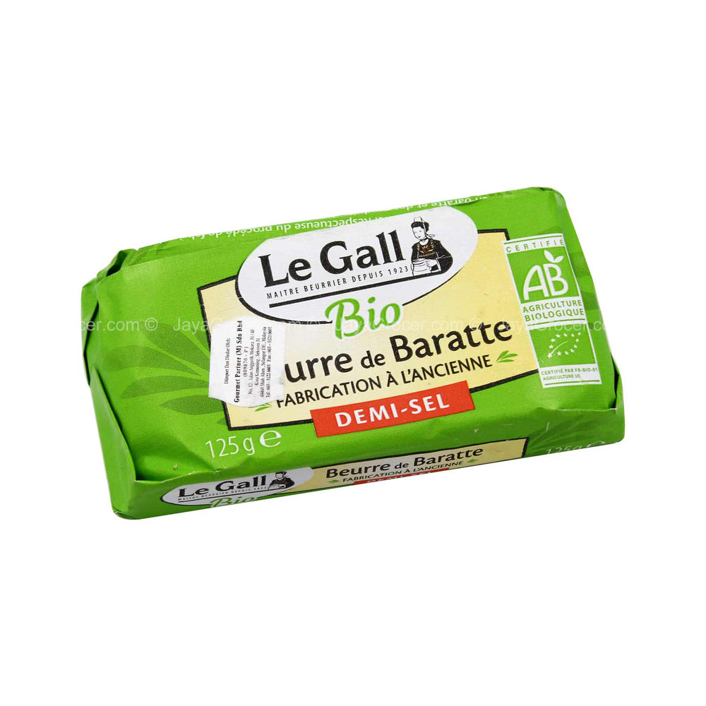 Le Gall Organic Salted Butter 125g