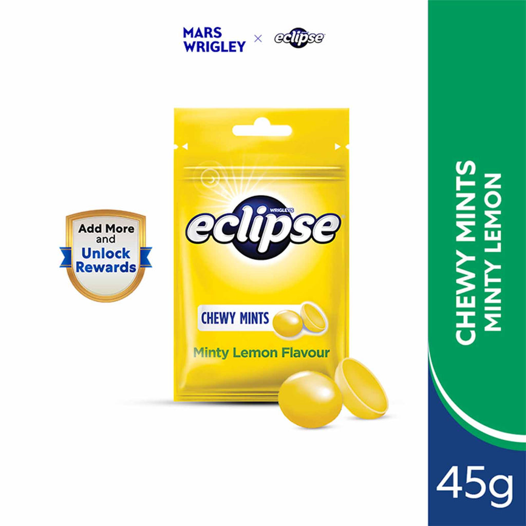 Eclipse Chewy Mints Minty Lemon 45g