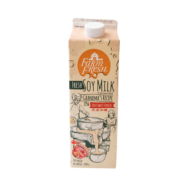 Farm Fresh Soy Milk Unsweetened 1L (highest price)