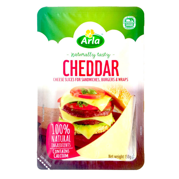 Arla Natural Cheddar Slices Cheese 150g