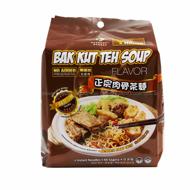 [NON-HALAL] Keehiong Bak Kut Teh Soup Noodle 90g x 4
