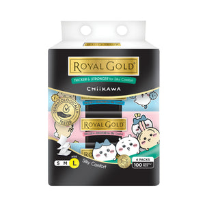 Royal Gold Soft pack 3Ply 100pcs x 4