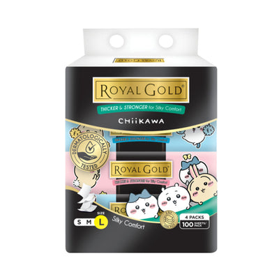Royal Gold Soft pack 3Ply 100pcs x 4