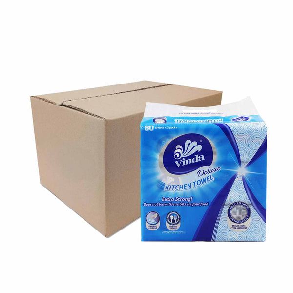 Vinda Deluxe Kitchen Towel 80pcs x 3 (highest price)