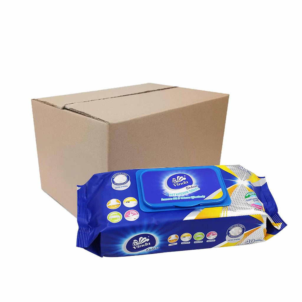 Vinda Deluxe Kitchen Wet Wipes 40pcs/pack