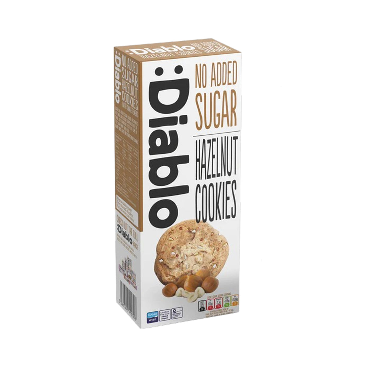 Diablo Hazelnut Cookies No Added Sugar 135g