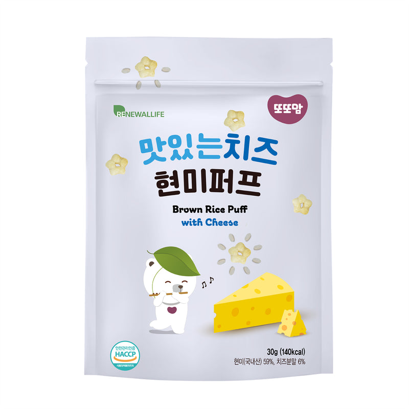 Renewallife Brown Rice Puff With Cheese Baby Snack 20g