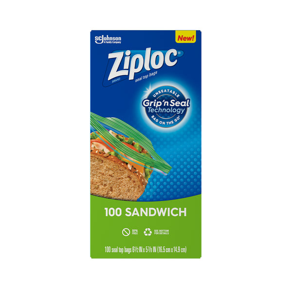 Ziploc Sandwich Bag Value Pack 100pcs/pack (highest price)