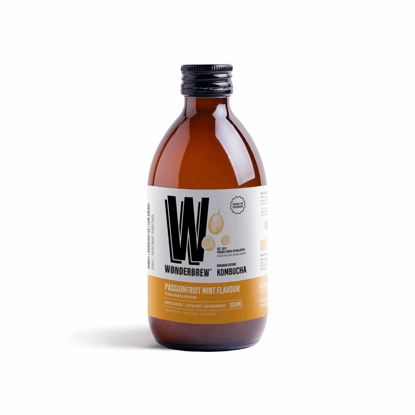 Wonderbrew Kombucha Markisa Breeze 300ml
