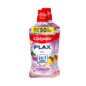 Plax Mouthwash Fruity Fresh Flavour 750ml