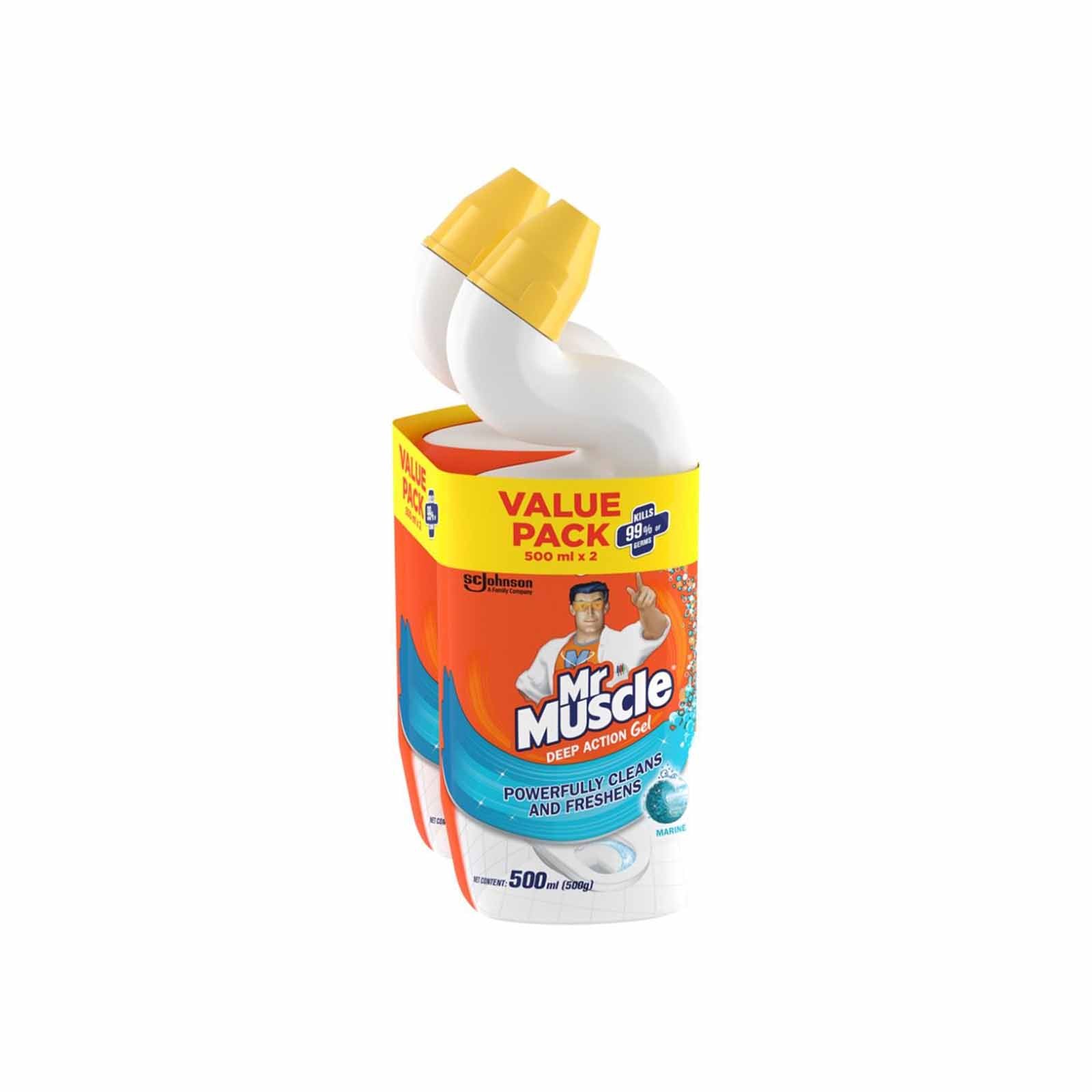 Mr Muscle Rust and Toilet Shield Toilet Bowl Cleaner 500ml x 2