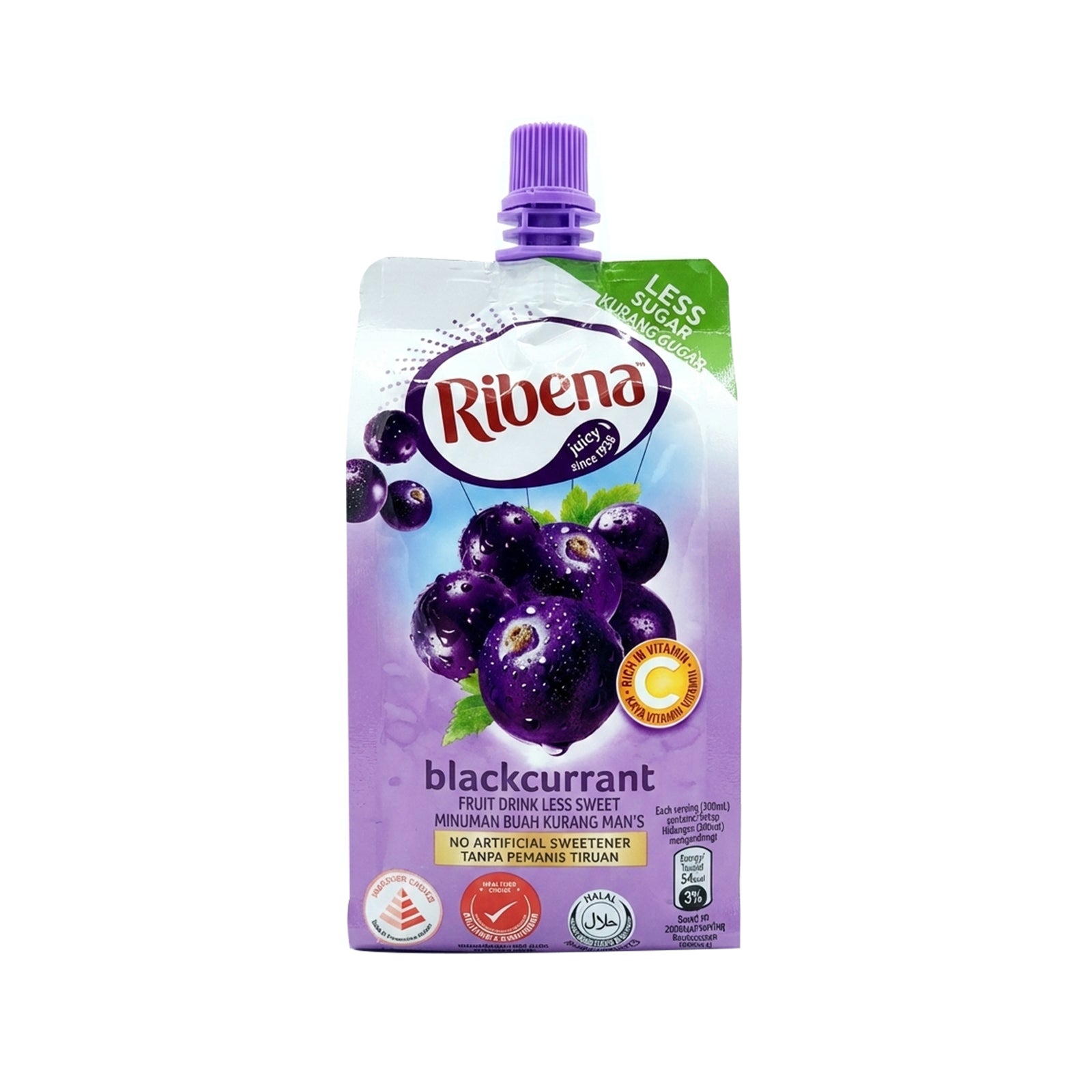 Ribena Light Blackcurrant Fruit Drink 330ml