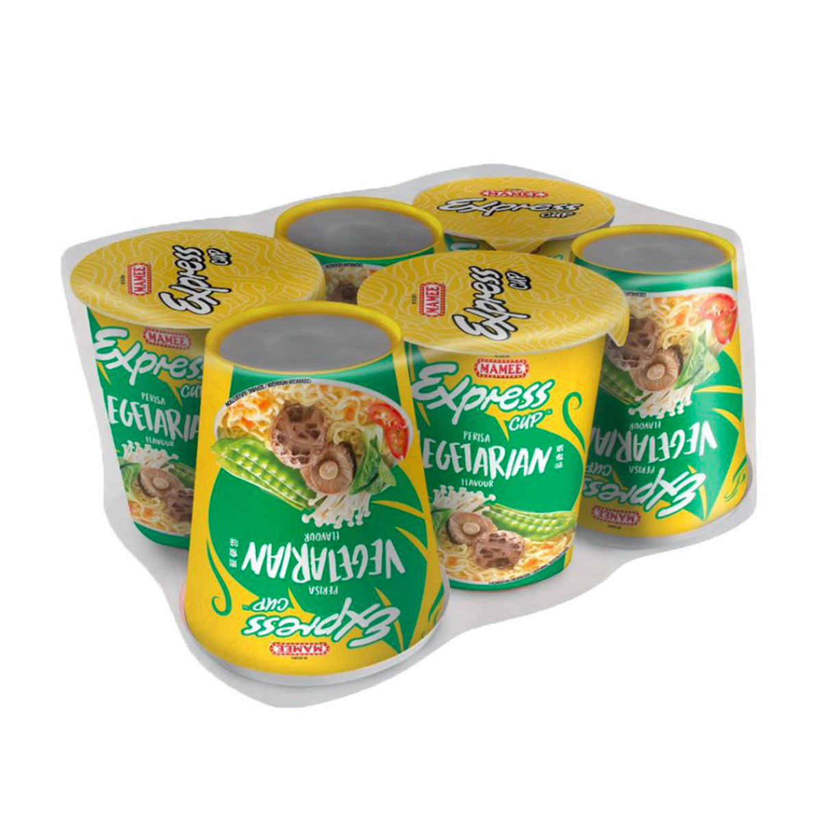 Mamee Express Cup Noodle Vegetable 64g x 8