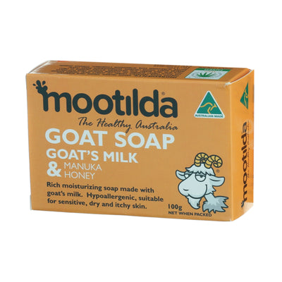 Mootilda Goat Soap with Goat's Milk & Manuka Honey 100g