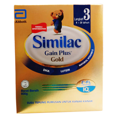 Similac Step 3 Gain Plus Gold Formula Milk 600g