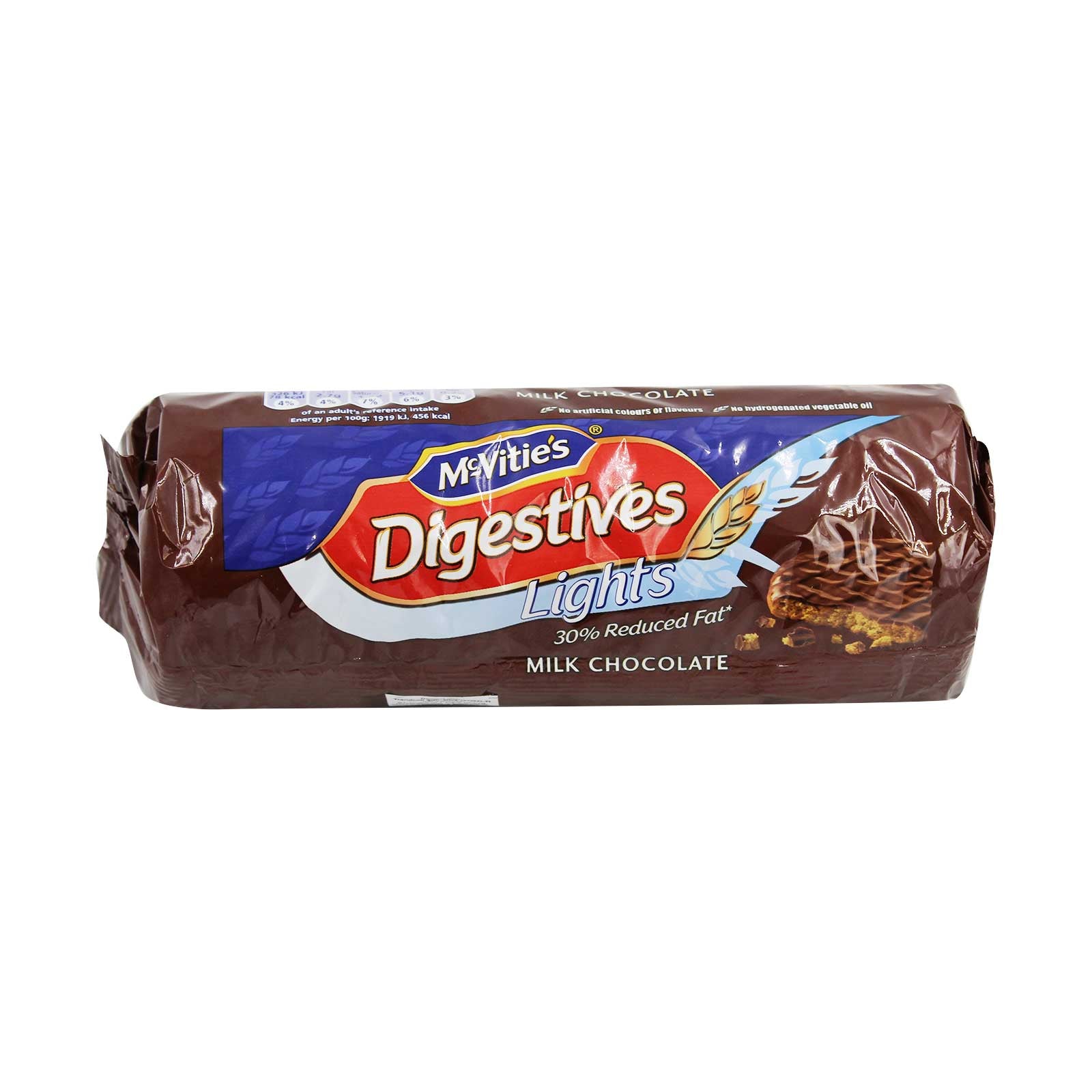 McVitie's Digestives Light Milk Chocolate Cookies 300g