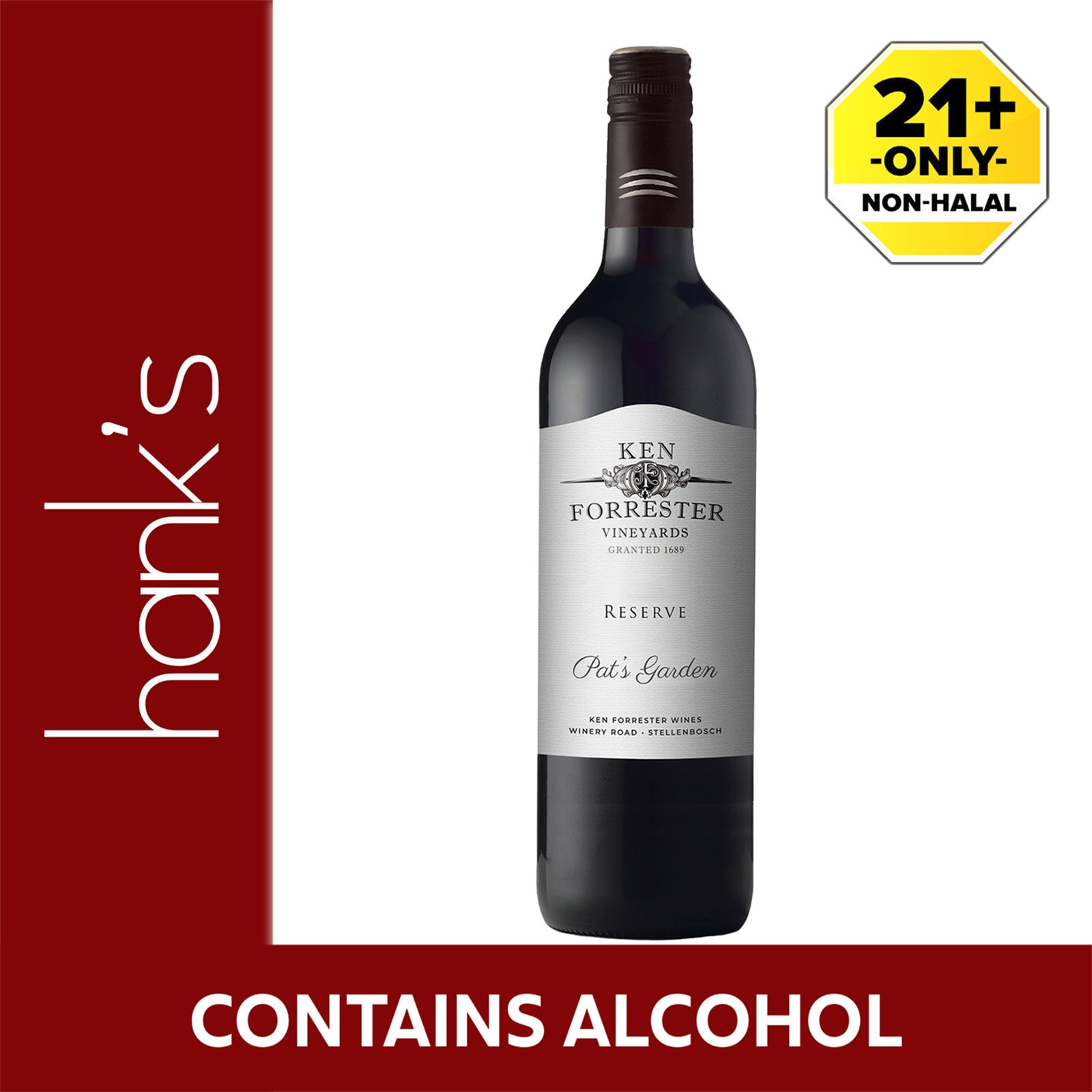 Ken Forrester Vineyards Merlot Reserve Pat's Garden 750ml