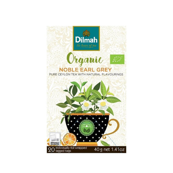 Dilmah Organic Noble Earl Grey Tea 40g