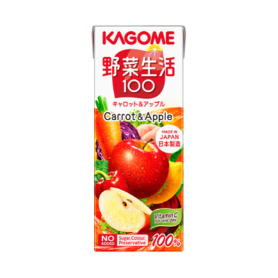 KAGOME YASAISEIKATSU CARRT & APPLE 200ML