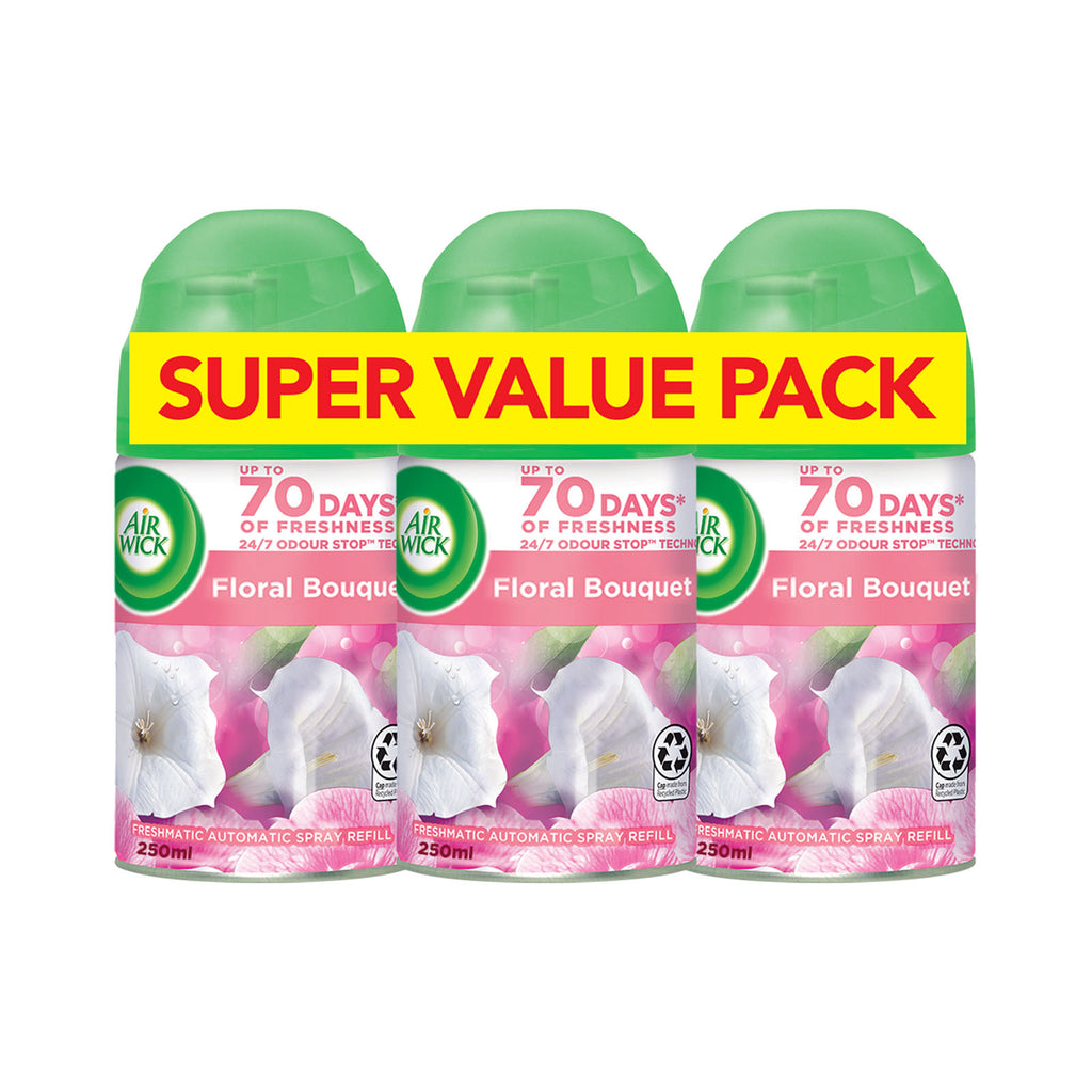Air Wick Freshmatic Refills 2+1 Floral Bouquet 250ml