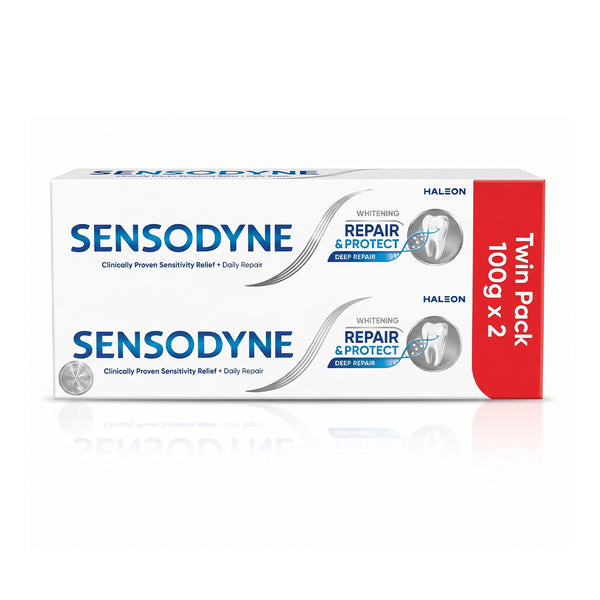 Sensodyne Repair and Protect Whitening Toothpaste 100g x2