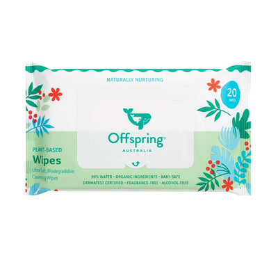Offspring Baby Wipes Plant Based 20pcs/pack