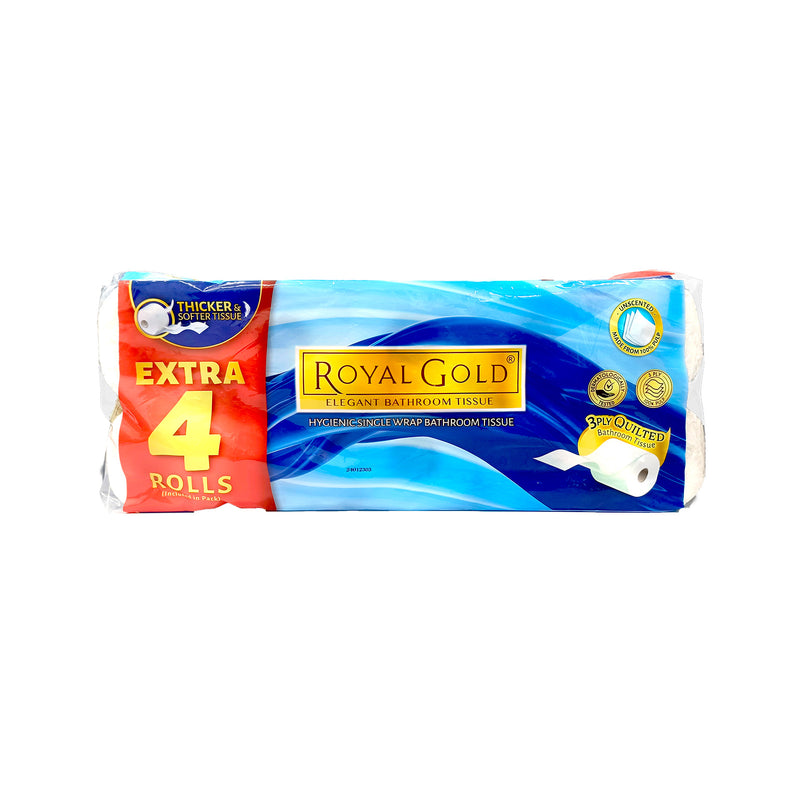 Royal Gold Elegant Toilet Tissue Roll 200pcs x 16