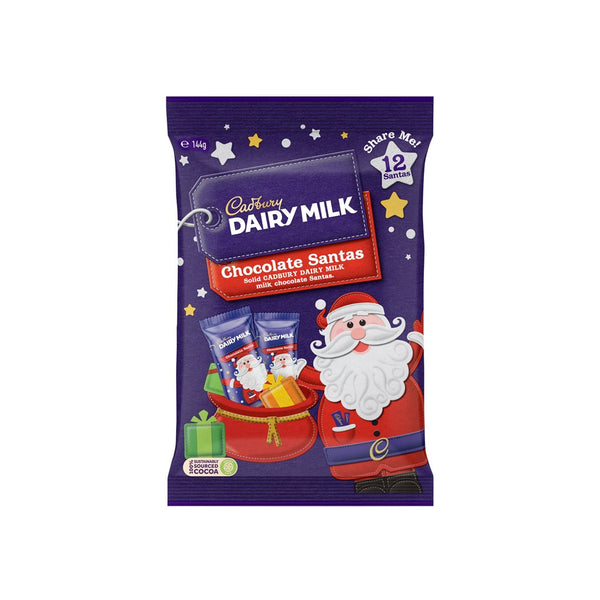 Cadbury Dairy Milk Chocolate Santa Sharepack 144g (highest price)