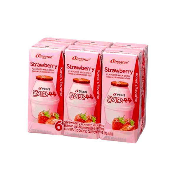 Binggrae Strawberry Flavoured Milk 200ml (highest price)