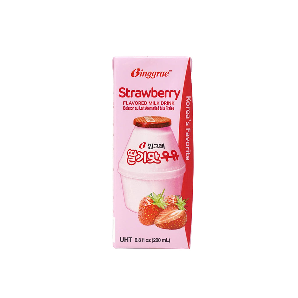 Binggrae Strawberry Flavoured Milk 200ml