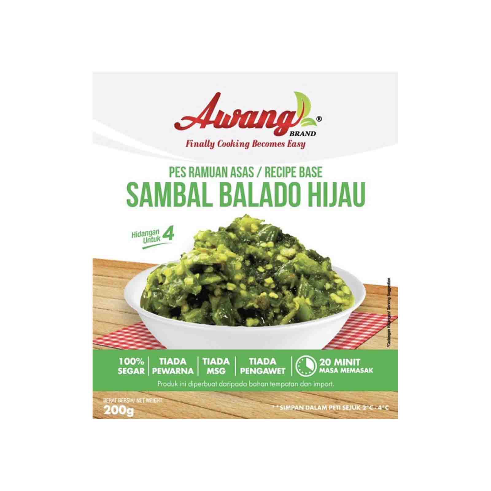 Awang Sambal Balado Hijau Paste 200g