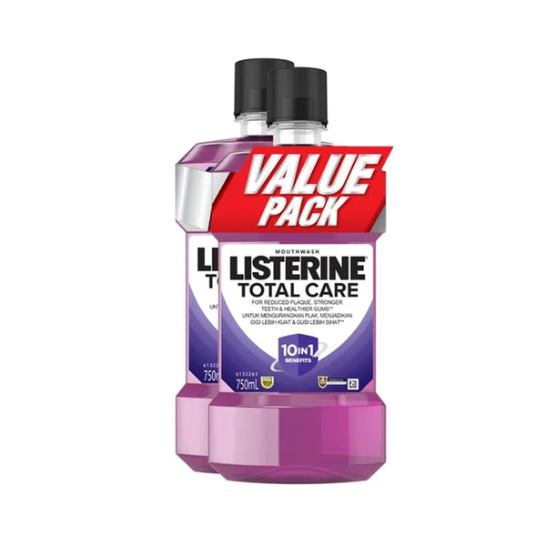 Listerine Total Care Mouthwash 750ml x 2