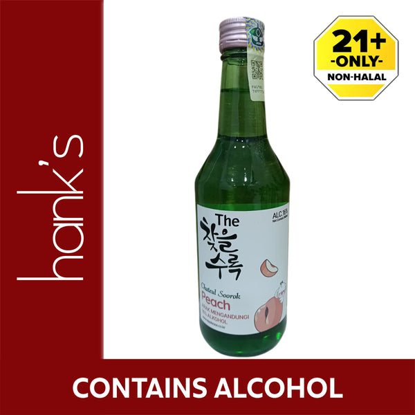 Chateul Soorok Soju Peach Alcohol 14% 360ml (highest price)