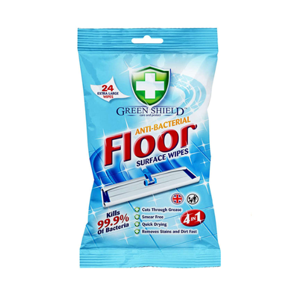 Green Shield Anti Bacterial Floor Surface Wipes (Extra Large) 1pack