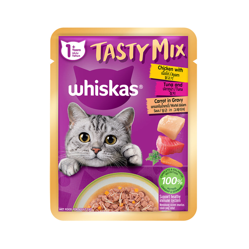 Whiskas Chicken Tuna Carrot In Gravy 70g