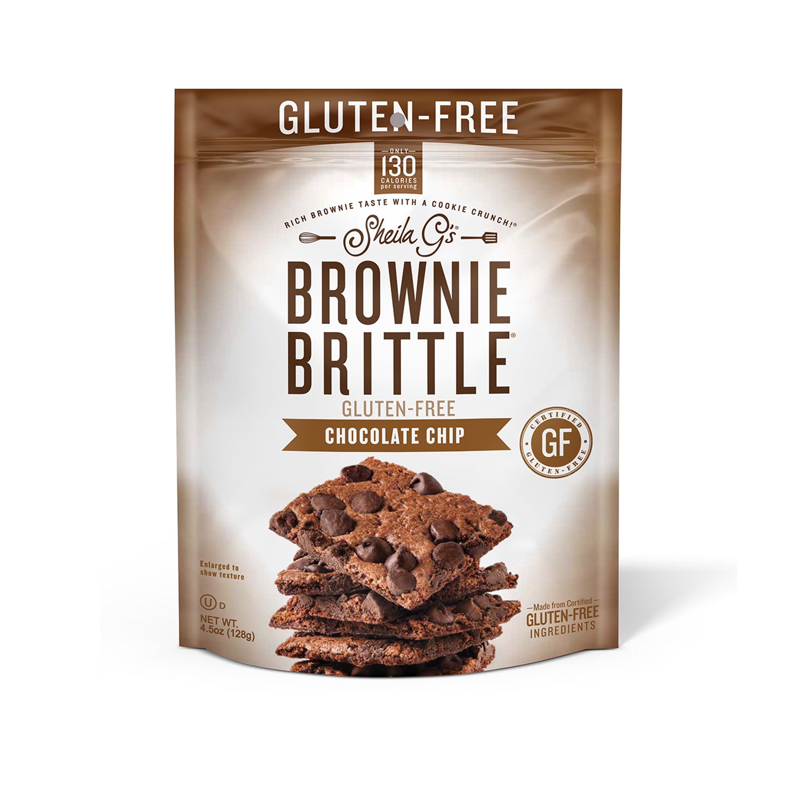 Sheila G Brownie Brittle Gluten Free Chocolate Chip 142g