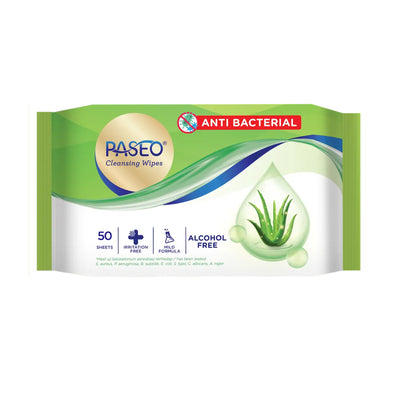 Paseo Anti Bacterial Wipes 50pcs/pack